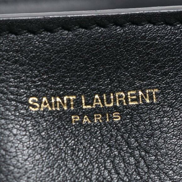 Saint Laurent Cabas Classic Handbag Tote Bag Leather Black - Picture 9 of 10